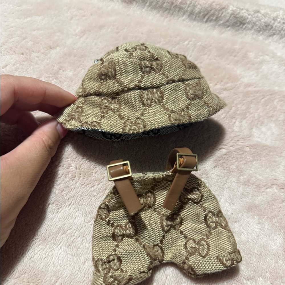 Designer labubu Hat and Shorts Set